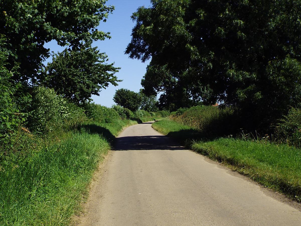 The Southam Road on Bourton Hill: Battle of Cropredy Bridge on 29th June 1644 in the English Civil War