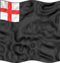 Colour of Sir William Lampton's Royalist Regiment of Foot: Battle of Wakefield 20th May 1643 in the English Civil War