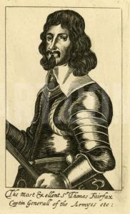 Sir Thomas Fairfax Parliamentary Commander at the Battle of Seacroft Moor 30th March 1643 in the English Civil War: click here to buy this picture