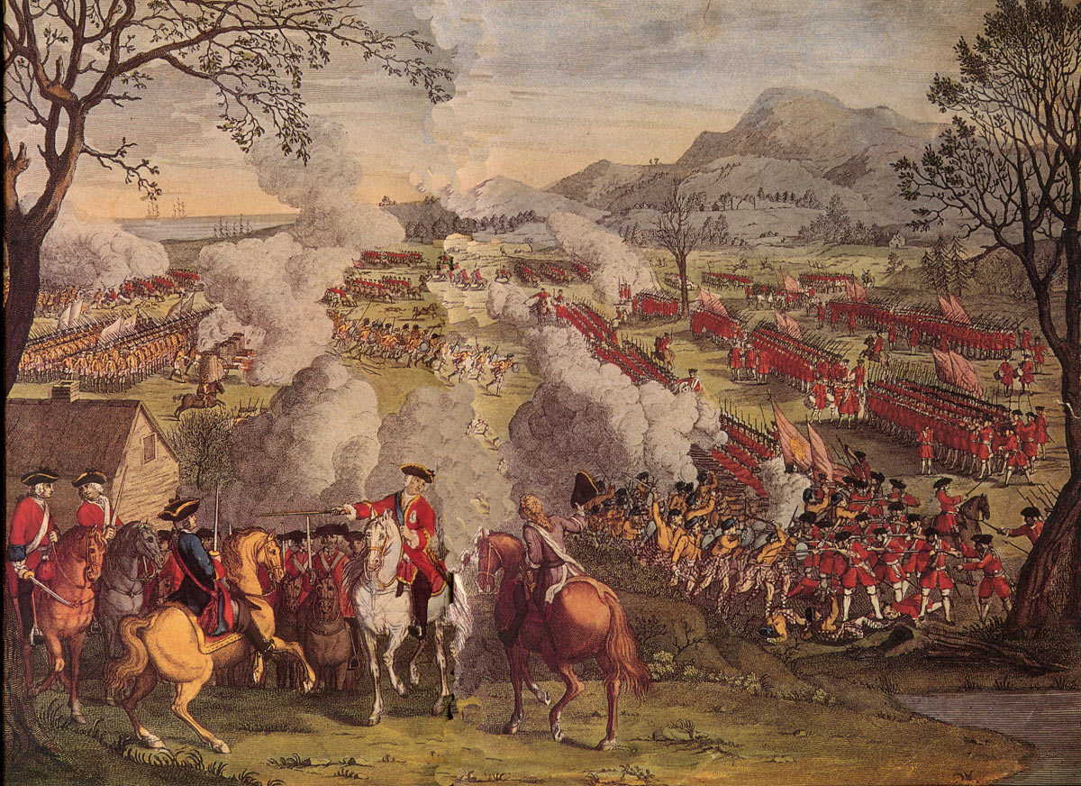 The Duke of Cumberland at the Battle of Culloden 16th April 1746 in the Jacobite Rebellion: click here to buy this picture