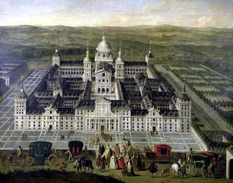 Palace of El Escorial; where Philip II, King of Spain, planned the invasion of England by the Armada: Spanish Armada June to September 1588