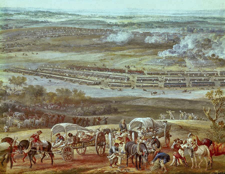 Battle of Rocoux 30th September 1746 in the War of the Austrian Succession