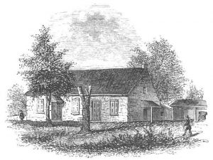 Birmingham Meeting House: Battle of Brandywine Creek on 11th September 1777 in the American Revolutionary War