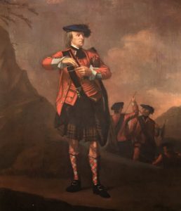 Highlander of 42nd 'Black Watch': Battle of Harlem Heights 16th September 1776 in the American Revolutionary War: picture by William Skeoch Cumming
