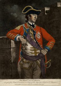 Major-General Sir William Howe: British, British commander at the Battle of Brandywine Creek on 11th September 1777 in the American Revolutionary War