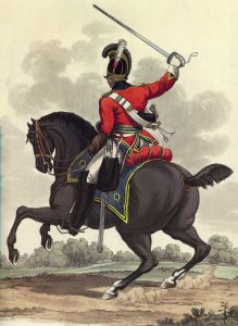 3rd King's Own Dragoons: Battle of Salamanca on 22nd July 1812 during the Peninsular War: picture by Charles Hamilton Smith: buy this picture