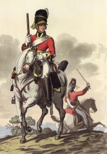 Royal Scots Greys 2nd Dragoons: Battle of Waterloo 18th June 1815: picture by Charles Hamilton Smith: buy this picture