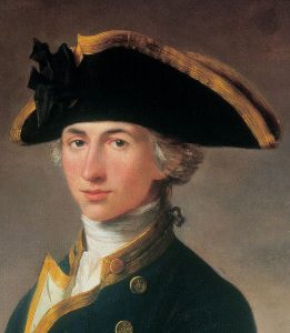 Commodore Horatio Nelson: Battle of Cape St Vincent on 14th February 1797 in the Napoleonic Wars: buy a picture of Captain Nelson