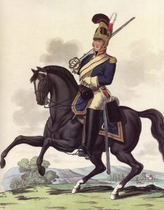 Royal Horse Guards: Battle of Vitoria on 21st June 1813 during the Peninsular War: picture by Charles Hamilton Smith: buy this picture