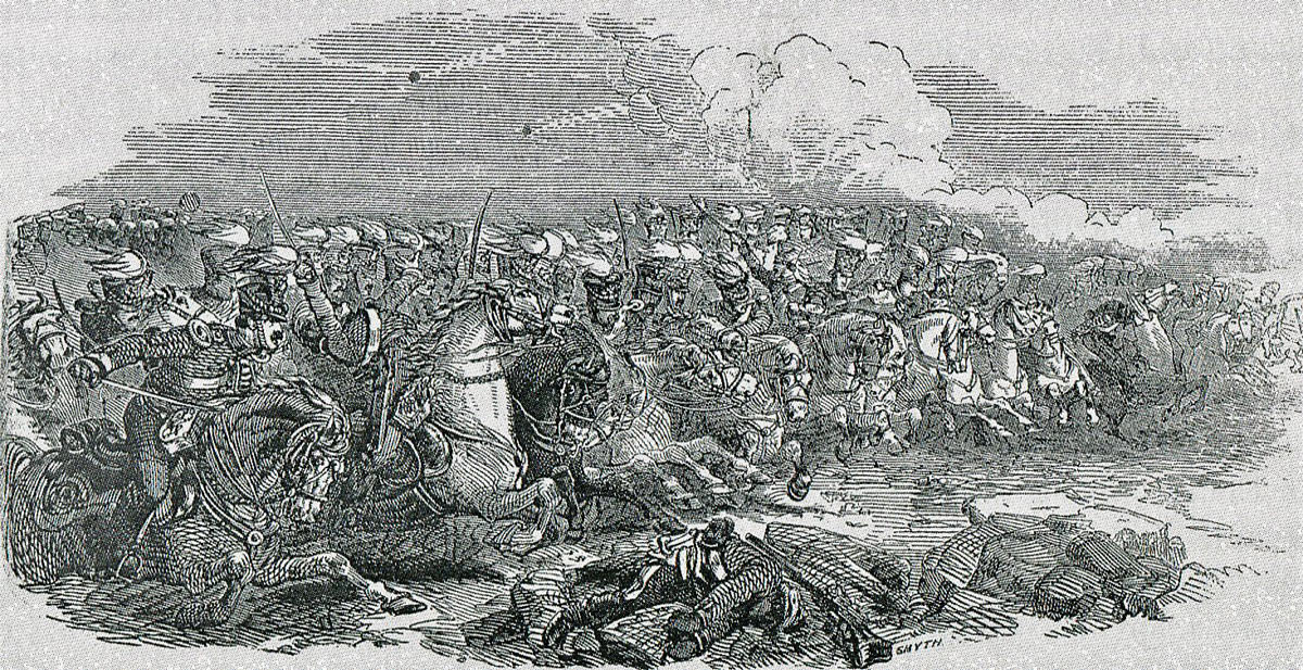 14th King's Light Dragoons at the Battle of Ramnagar on 22nd November 1848 during the Second Sikh War