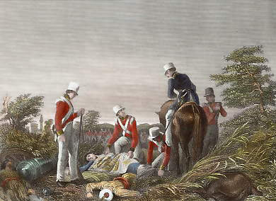 Finding the missing 24th Regiment's colour after the Battle of Chillianwallah on 13th January 1849 during the Second Sikh War