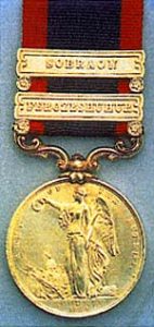 Sutlej Campaign, 1845-6 Medal with clasp for the Battle of Ferozeshuhur on 22nd December 1845 during the First Sikh War