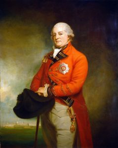 Lieutenant Colonel Archibald Campbell, British commander at the capture of Savannah on 28th December 1778 in the American Revolutionary War: picture by George Romney