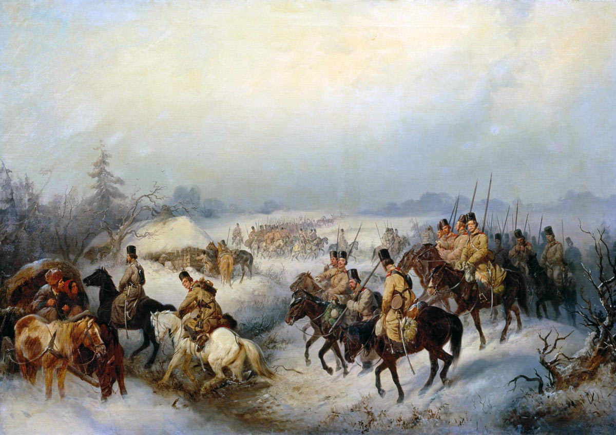 Russian Cossacks on the move: Siege of Sevastopol September 1854 to September 1855: picture by OFilippov