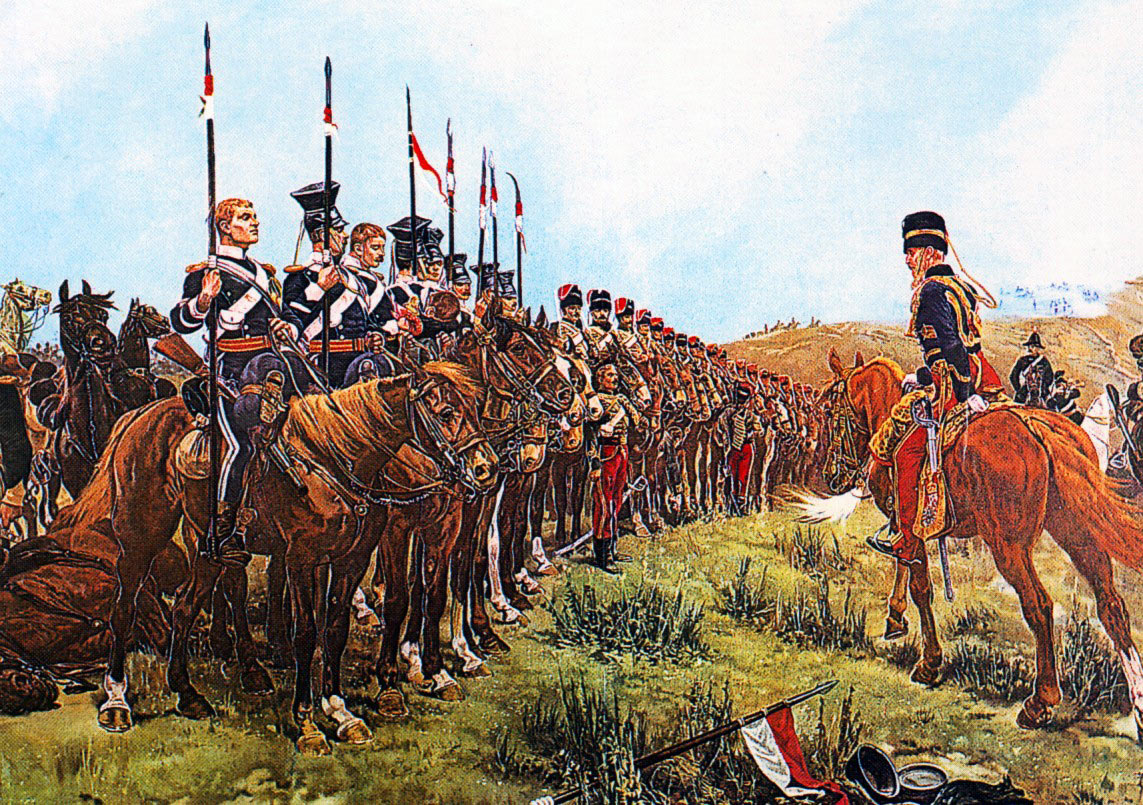 The Light Brigade after the Charge at the Battle of Balaclava on 25th October 1854 in the Crimean War: picture by Lady Butler