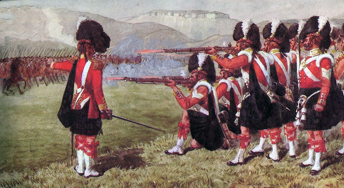 The Thin Red Line tipped with steel: 93rd Highlanders at the Battle of Balaclava on 25th October 1854 in the Crimean War