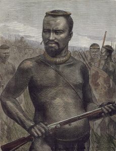 Prince Dabulamanzi kaMapande, Zulu commander at the Battle of Rorke's Drift on 22nd January 1879 in the Zulu War