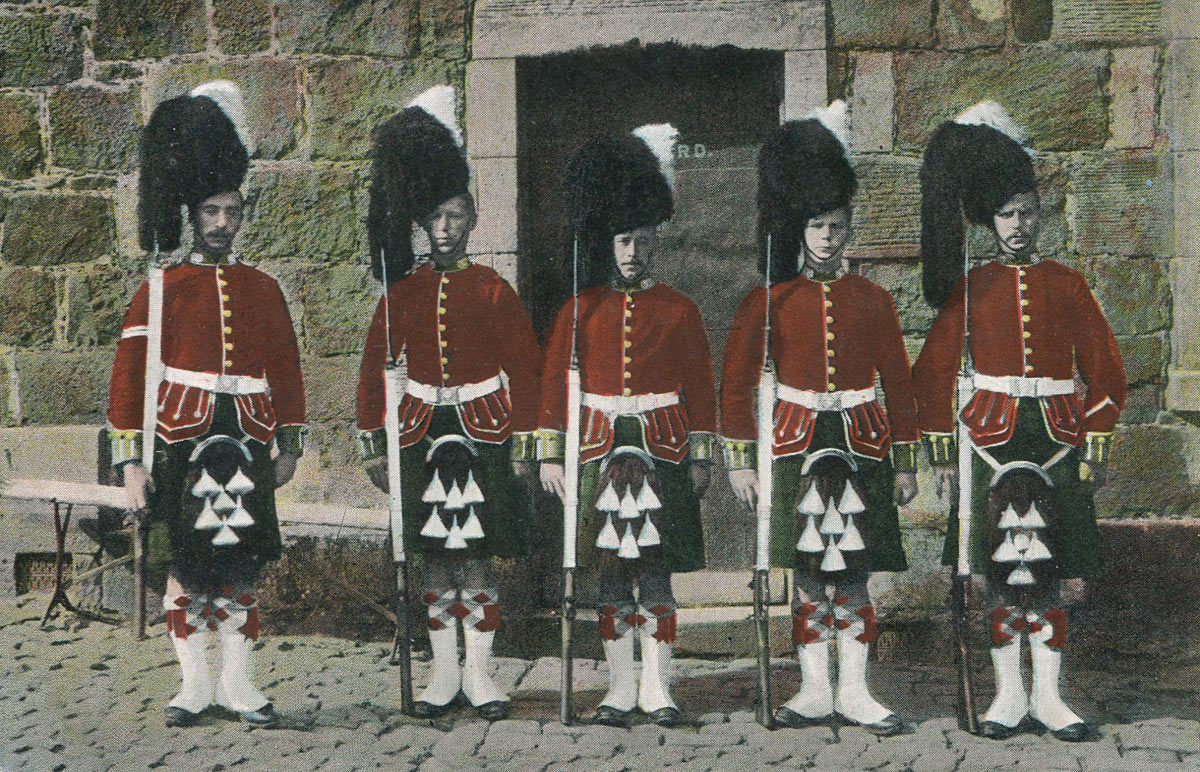 Corporal's Guard of the Argyll and Sutherland Highlanders: Battle of Paardeburg on 27th February 1900 in the Great Boer War