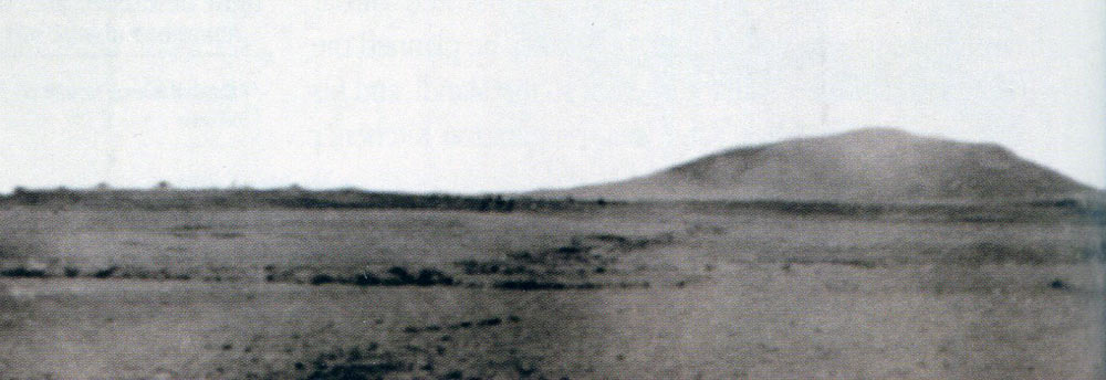 The advancing Dervish line at the beginning of the Battle of Omdurman on 2nd September 1898 in the Sudanese War