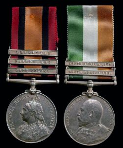 Queen's South Africa Medal with clasp for 'Paardeburg' and King's South Africa Medal: Battle of Paardeburg on 27th February 1900 in the Great Boer War