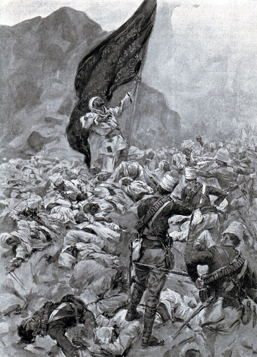 Last bearer of the Khalifa's Black Flag at the Battle of Omdurman on 2nd September 1898 in the Sudanese War