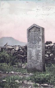 Memorial to the 92nd Highlanders killed at the Battle of Majuba Hill on 27th February 1881 in the First Boer War