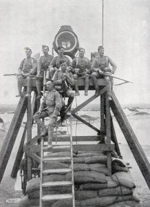 De Beers searchlight used to signal to the relief force: Siege of Kimberley, 14th October 1899 to 15th February 1900 during the Great Boer War