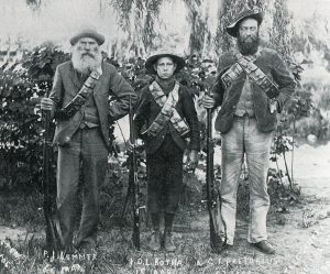 Three generations of Boer soldiers: Siege of Ladysmith, 2nd November 1899 to 27th February 1900 in the Great Boer War