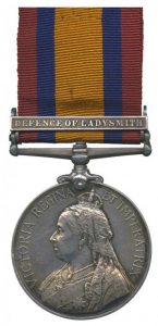 Queen's South Africa Medal with clasp 'Defence of Ladysmith'