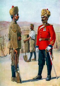 3rd Sappers and Miners: Mohmand Field Force, 7th August to 1st October 1897, North-West Frontier of India: pictcure by AC Lovett