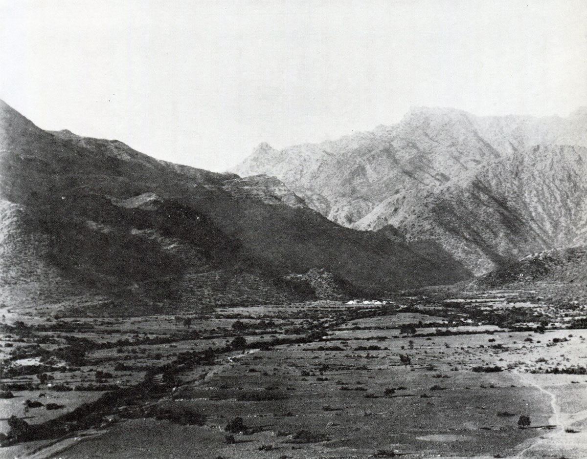Chitral Relief Expedition encamped below the Malakand Pass: Siege and Relief of Chitral, 3rd March to 20th April 1895 on the North-West Frontier of India