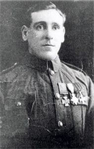 Private GH Wyatt, 2nd Coldstream Guards, who won the Victoria Cross for bravery at Landrecies and Villers Cotterets: Battle of Landrecies on 25th August 1914 in the First World War