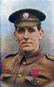 Lance Corporal GH Wyatt, 3rd Coldstream Guards, who won the Victoria Cross for bravery at Landrecies and at the Battle of Villers Cottérêts on 1st September 1914 in the First World War