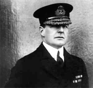 Rear Admiral David Beatty RN. Beatty’s battle cruiser squadron was despatched by the Commander-in-Chief of the Grand Fleet, to provide support for the Battle of Heligoland Bight on 28th August 1914 in the First World War. Beatty’s ships were crucial in winning the battle, sinking the German light cruisers Cöln and Ariadne