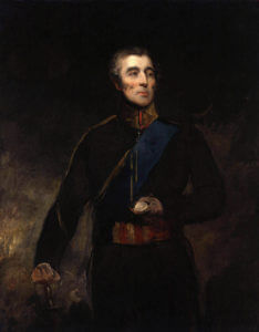 The Duke of Wellington: Battle of Waterloo on 18th June 1815: picture by John Jackson