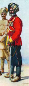 Indian officer, 38th Dogras by AC Lovett