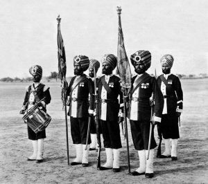 Colour Party of 45th Rattray's Sikh Infantry: Malakand Field Force, 8th September 1897 to 12th October 1897 on the North-West Frontier of India