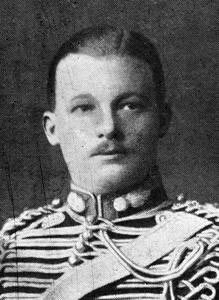Lieutenant Mundy of L Battery Royal Horse Artillery killed at the Battle of Néry on 1st September 1914 in the First World War