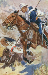 Charge of the 17th Lancers at the Battle of Ulundi on 4th July 1879 in the Zulu War
