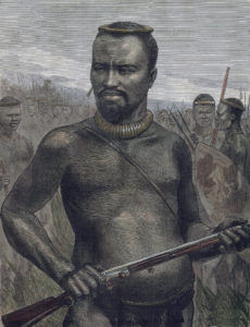 Prince Dabulamanzi kaMapande, Zulu commander at the Battle of Rorke's Drift on 22nd January 1879 in the Zulu War