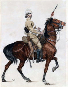 Trooper of the 21st Lancers: Battle of Omdurman on 2nd September 1898 in the Sudanese War