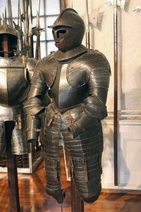 Cuirassier's armour of the English Civil War period