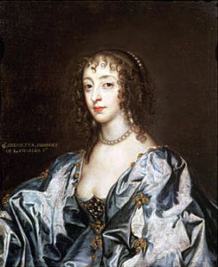 Henrietta Maria Queen of England: picture by Sir Anthony van Dyck