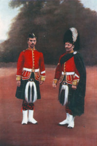 Gordon Highlanders in 1899. 2nd Gordons played a key role in the flanking infantry attack at the Battle of Elandslaagte on 21st October 1899 in the Great Boer War