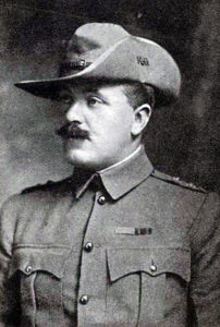 Captain Robert Johnston of the Imperial Light Horse who won the Victoria Cross at the Battle of Elandslaagte on 21st October 1899 in the Great Boer War