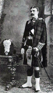 Sergeant Major William Robertson of the 2nd Gordon Highlanders who won the Victoria Cross at the Battle of Elandslaagte on 21st October 1899 in the Great Boer War