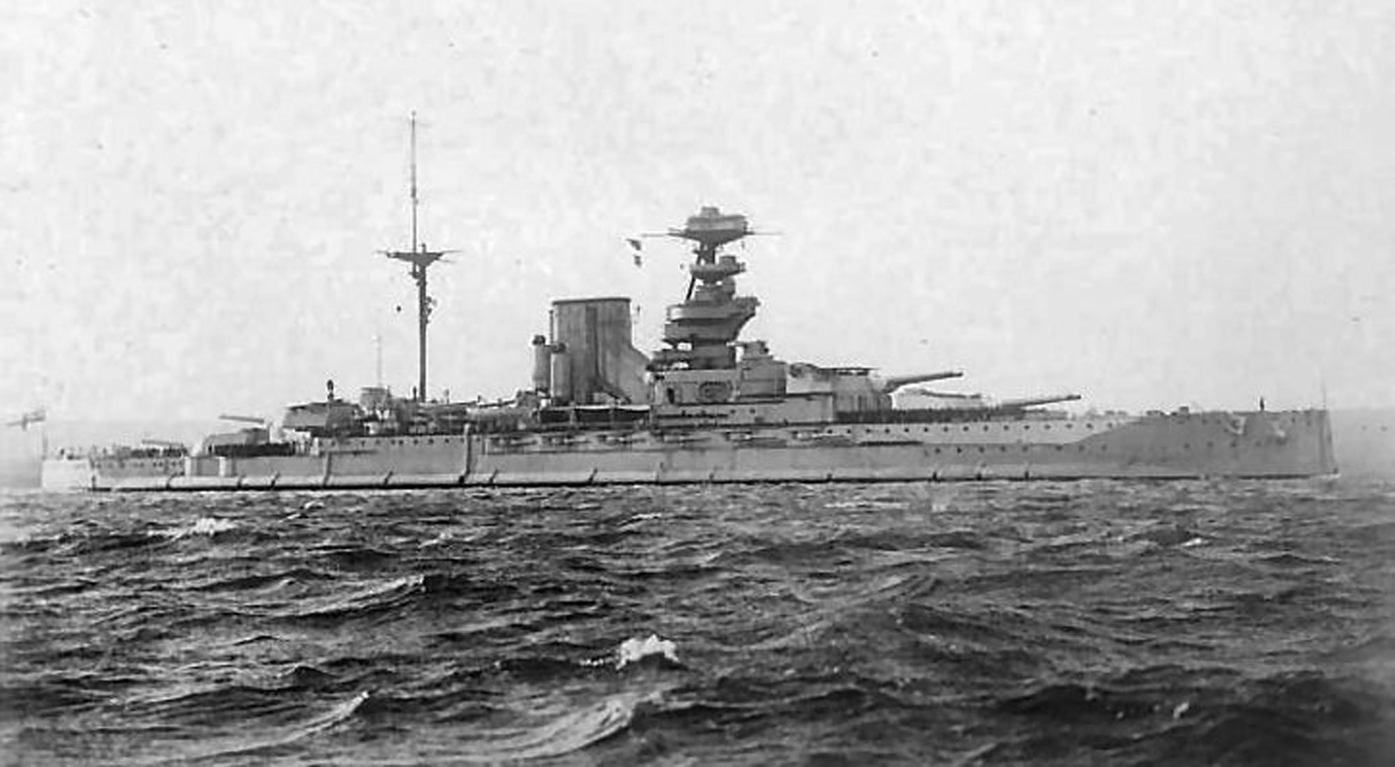  Battleship HMS Malaya commanded by Captain Cuthbert Coppinger RN in 1941