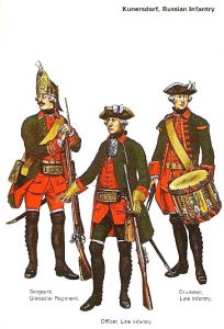 Grenadier, Officer and Drummer