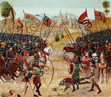 The Battle of Poitiers on 19th September 1356 in the Hundred Years