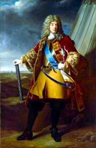 Duc de Villeroy: Battle of Ramillies 12th May 1706 in the War of the Spanish Succession: picture by Alexandre-François Caminade